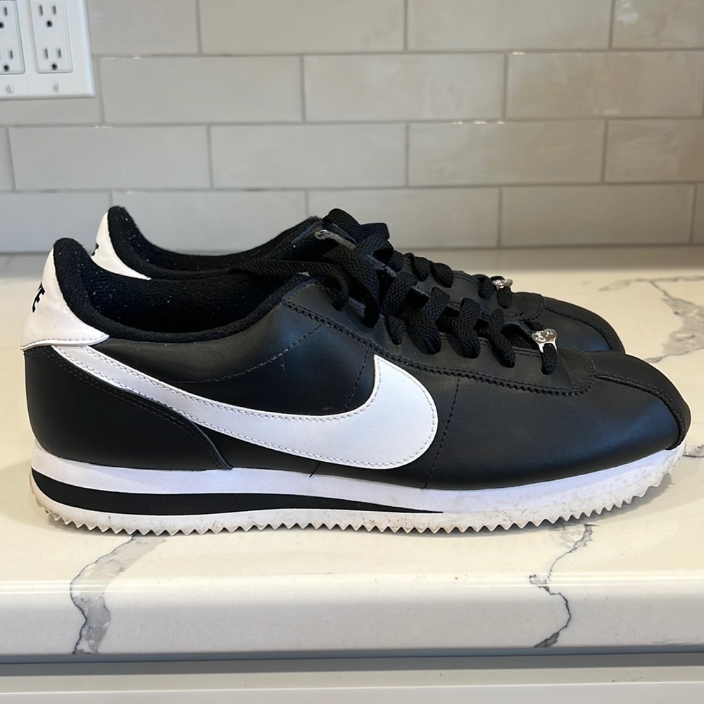 Black and white Nike Cortez